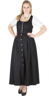 11734  Gastro Waschdirndl schwarz 95er