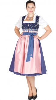 Sportalm Dirndl St.Peter 70er länge blau