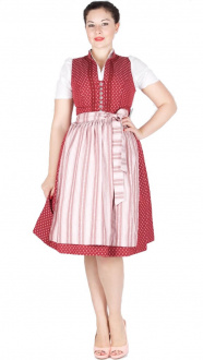 Wenger Vintage Dirndl Yvonne 15542 65er rot