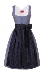 Kaiserjäger Dirndl 17212 Marine Hellblau 70er länge SP1 130 144